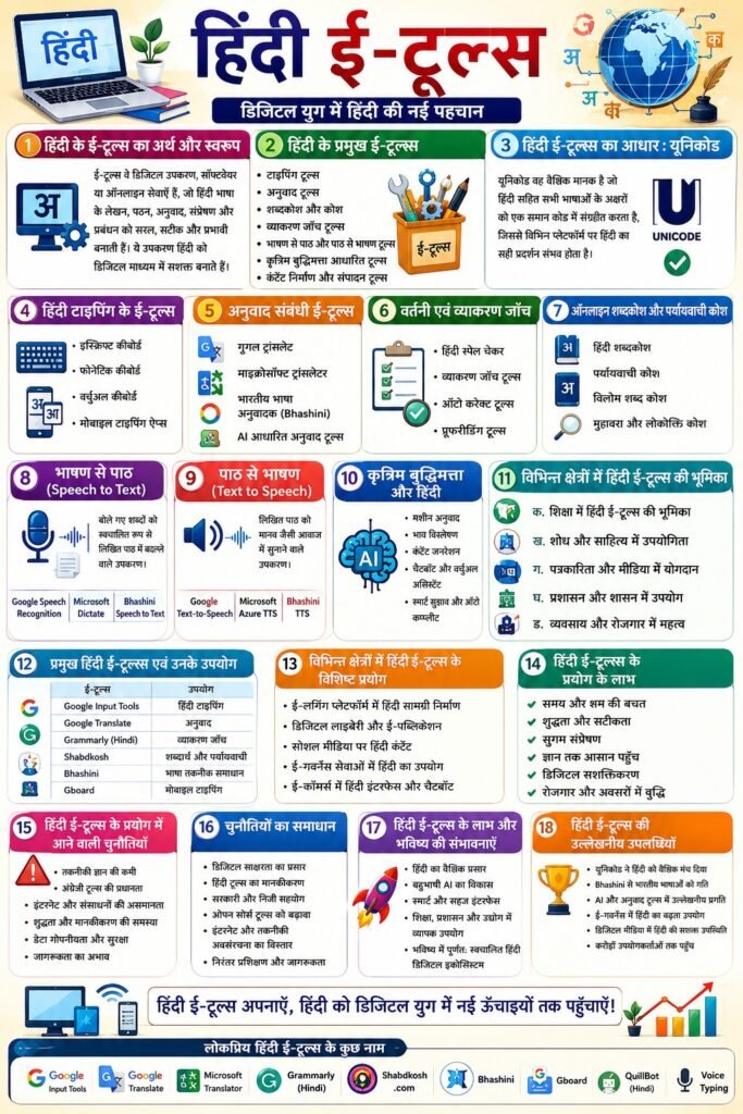 Hindi ke E-Tools